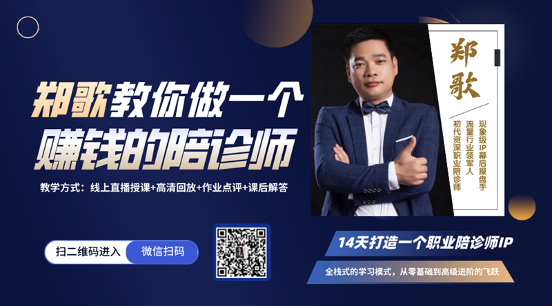 门徒计划：郑歌亲自带你做陪诊，年入100万+的项目（首次招募）